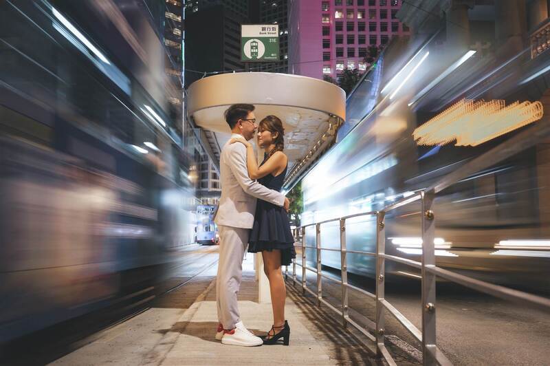 香港夜景婚紗攝影 pre-wedding photo 2